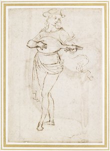 Un suonatore di liuto da Pietro Perugino
